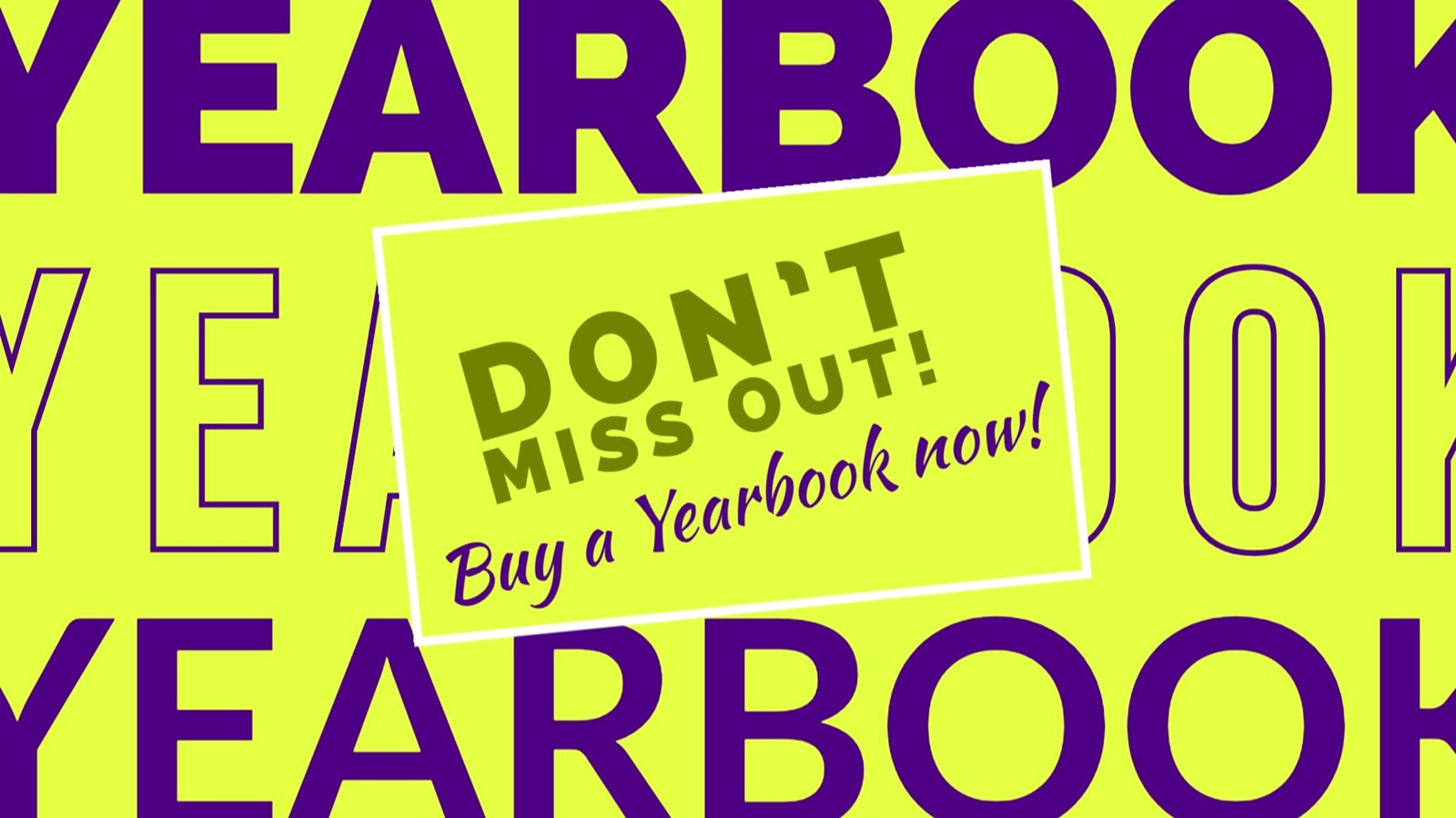 Yearbooks for Sale